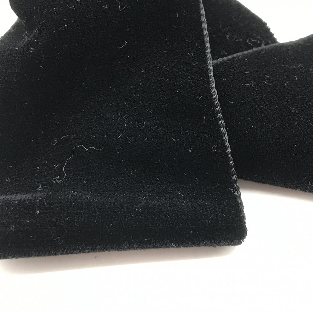 Chanel Black Velvet Bow Hair Accessory